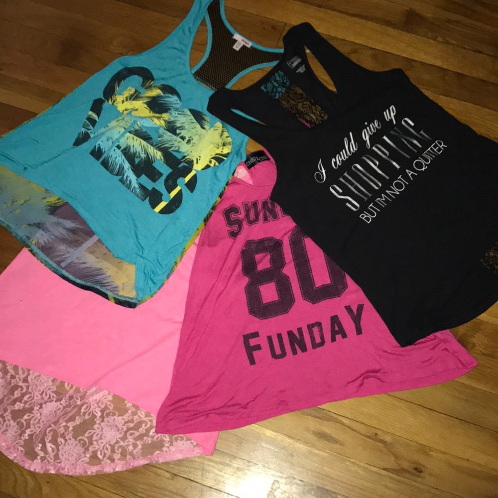 4 tank tops